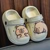 Cartoon Boy Shoes, Soft-bottomed Girl Slippers, Anti-slip Cool Slippers