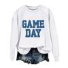Unisex Fashion Printed Round Neck Long Sleeve Sweatshirt Pullover for Casual Everyday Wear