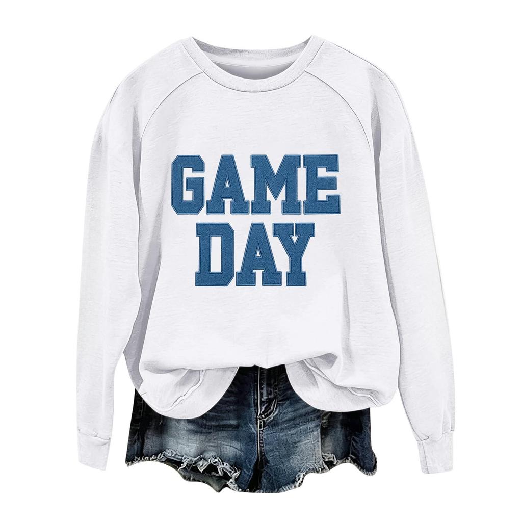 Unisex Fashion Printed Round Neck Long Sleeve Sweatshirt Pullover for Casual Everyday Wear