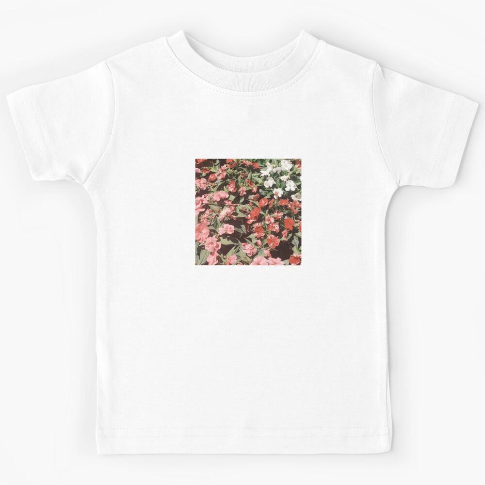 Pink and Red Flowers Kids T-Shirt 160