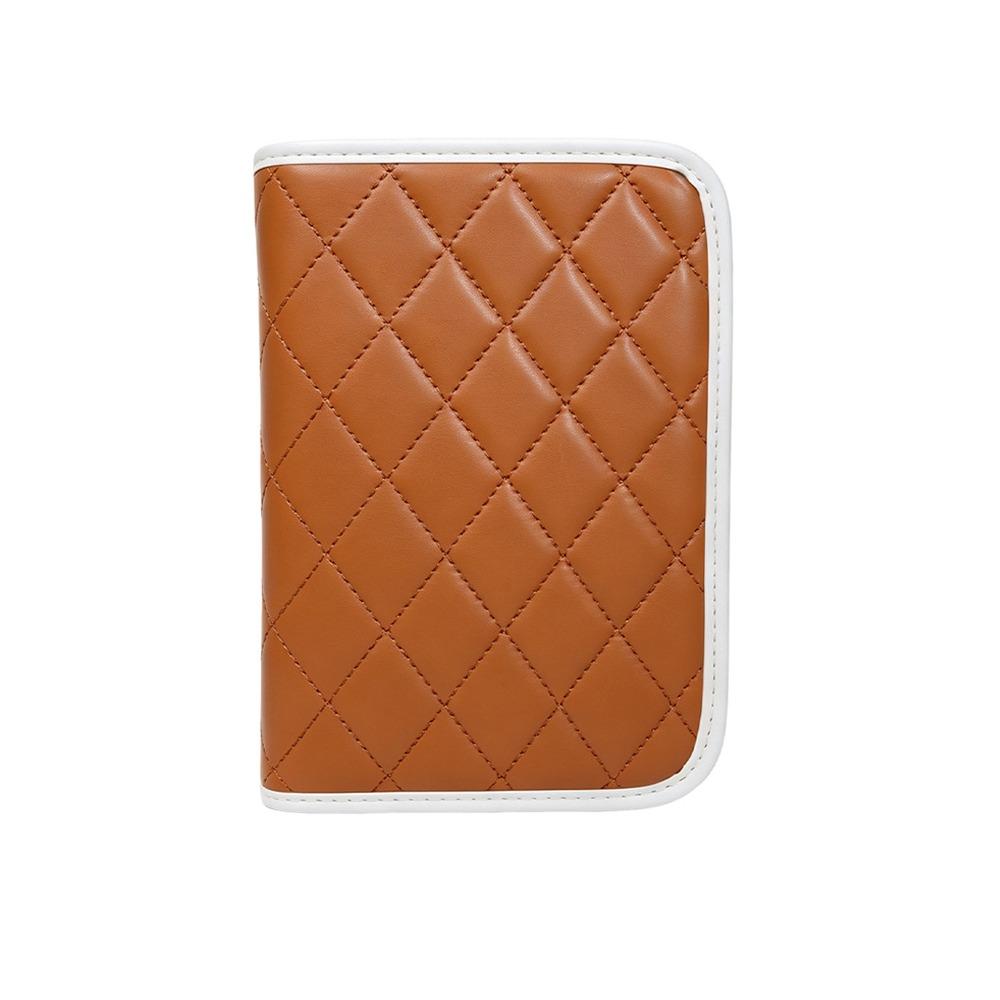 PU Leather Jewelry Packaging Box Zipper Closure Jewelry Organizer Case Home Storage