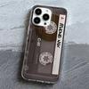 Personalized Cassette Tape Case For Iphone 15 16 Pro Max 11 12 13 14 Pro Max 7 8 Plus 13 XS XR Soft Clear Phone Case Funda