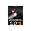 GORIX (Gorix) Bicycle Light, USB Rechargeable, Waterproof, Bright LED Light (GX-FL1579) (Black)