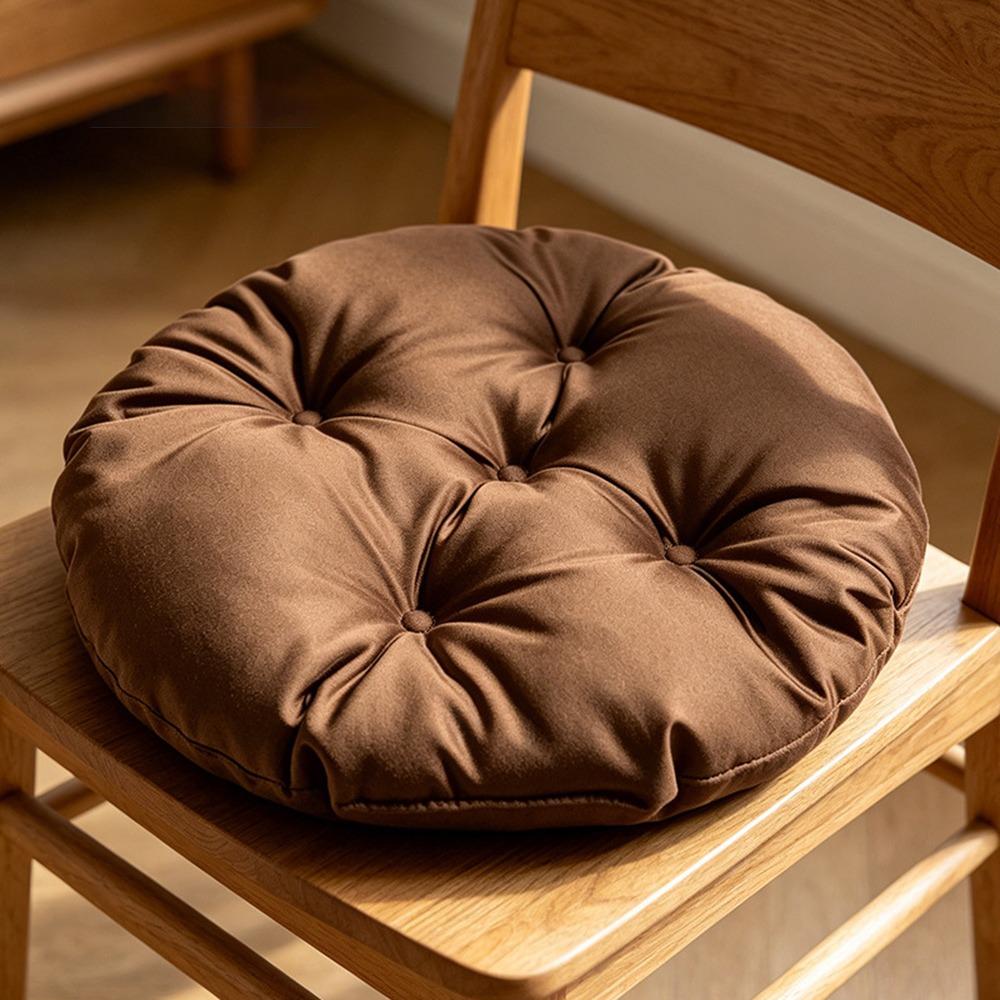 Round Tatami Mat Silk Fabric Stool Butt Pad Fashion Sofa Seat Cushion  for Home&Office