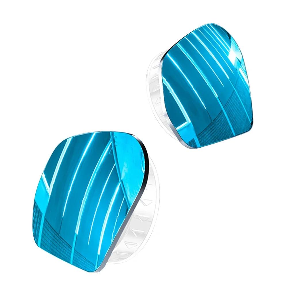 2Pcs Car Mirror HD Convex Mirror Blind Spot Auto Rearview Mirror 360 Degree Wide Angle Vehicle Parking Rimless Mirrors
