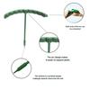 Plastic Plant Support Pile Frame Greenhouse Arrangement Semicircle Fixed Rod Indoor Flower Plant Vine Climbing Bracket