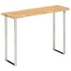 Console Table with Live Edge 105 x 33 x 76 cm Solid Mango Wood