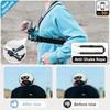 Supporto a pettorina per cellulare con cinghia e clip per action camera POV per Samsung iPhone Plus ecc.