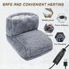 Usb Electric Heater Foot Warmer Heated Comfort Plush Cushion Couple Warm Foot Cover Feet Heating Pads For Home Sleeping