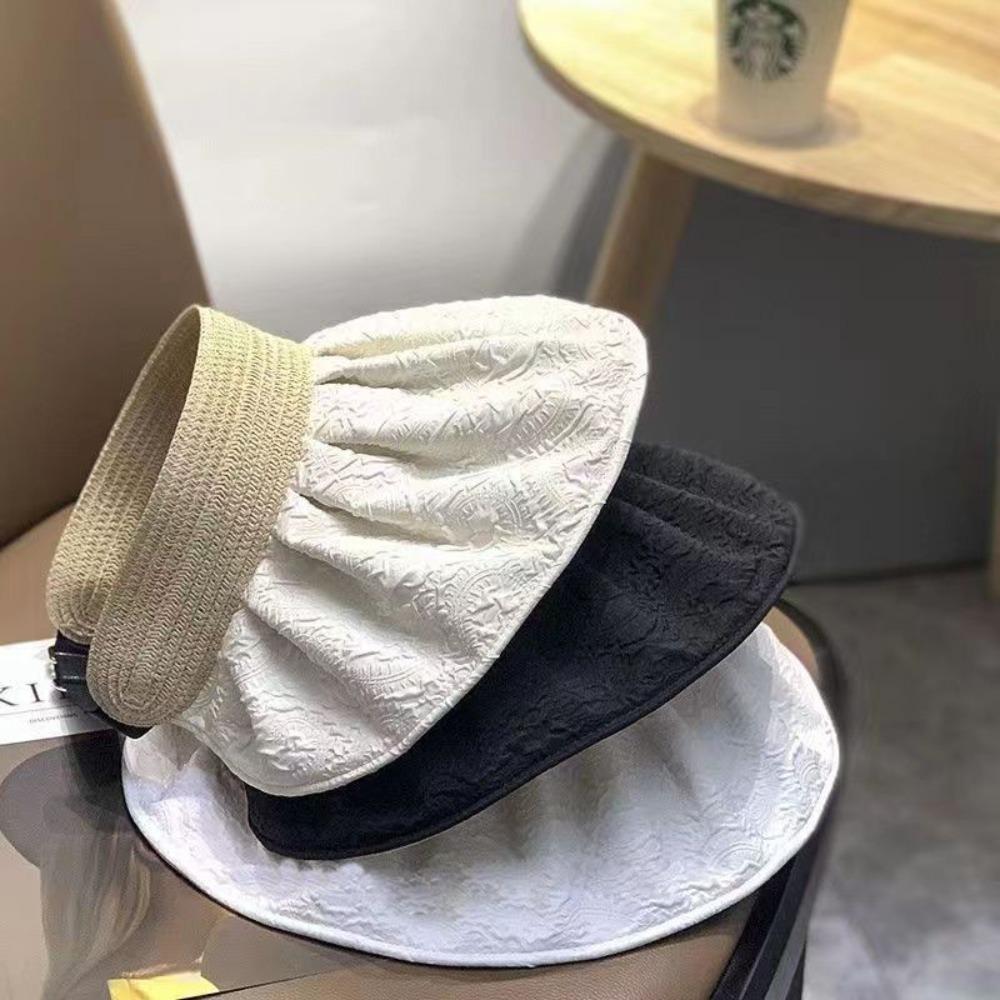 

Anti-UV Sun Hat Sun Protection Bucket Hat Fashion Sunshade Caps Ladies