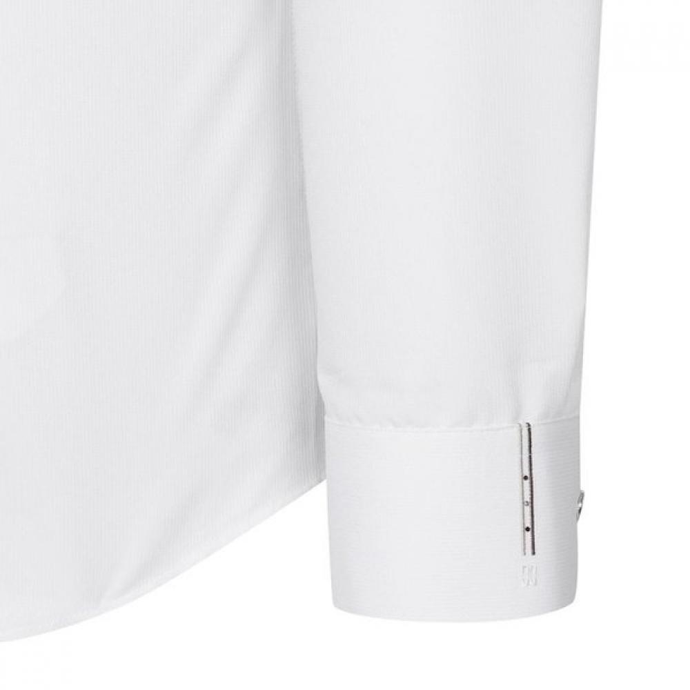 Daks Men S eaSy Care Jacquard Slim Fit dreSS Shirt polyeSter Blend dmp1Shdl310a1