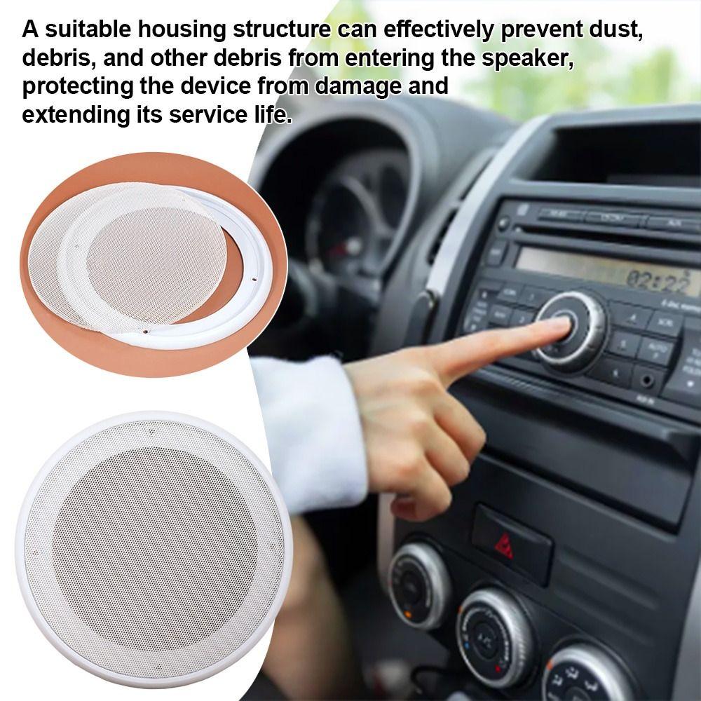 1Pcs 4/5/6.5/8inch Car Speaker Protective Grill Speaker Mesh  Car Audio System Ceiling Speaker