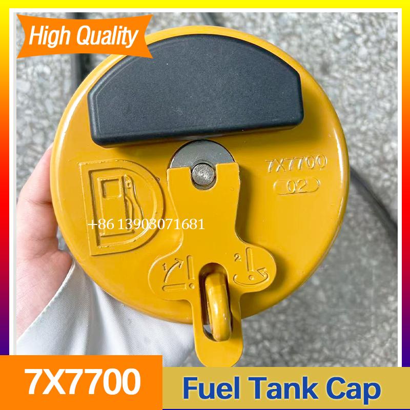 7X7700 Fuel Tank Cap for E320D 312D 313D Excavator Locking Fuel Tank Cap