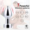 7 speed vibrator Metel anal beads butt plug vibration large rechargeable Wireless Remote Control Prostate Massager ass sex toy