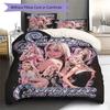 Sabrina Carpenter Pattern Bedding,Quilt Set Quilt Cover Pillowcase Home Birthday Gift(1 * duvet cover + 2 * pillowcase, without core)