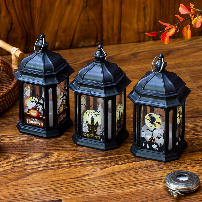 Halloween Dekorationen Kinder Hand-Kürbislaternen Atmosphärische Ornamente Anhänger Windlichter Party-Outfits