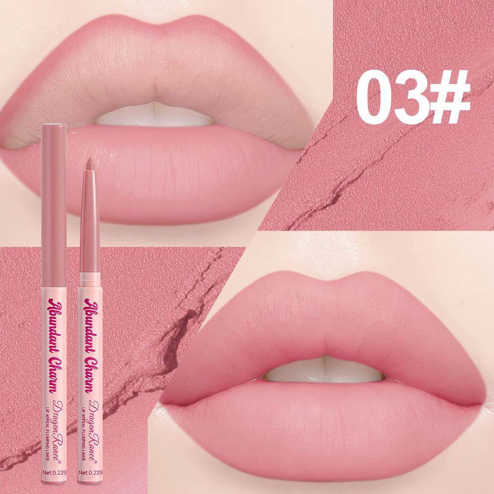 Lip Liner Lipstick Pen Waterproof Long-Lasting Hook Line Lip Pencil Matte Beginner Automatic Bean Paste Lip Contour Cosmetic