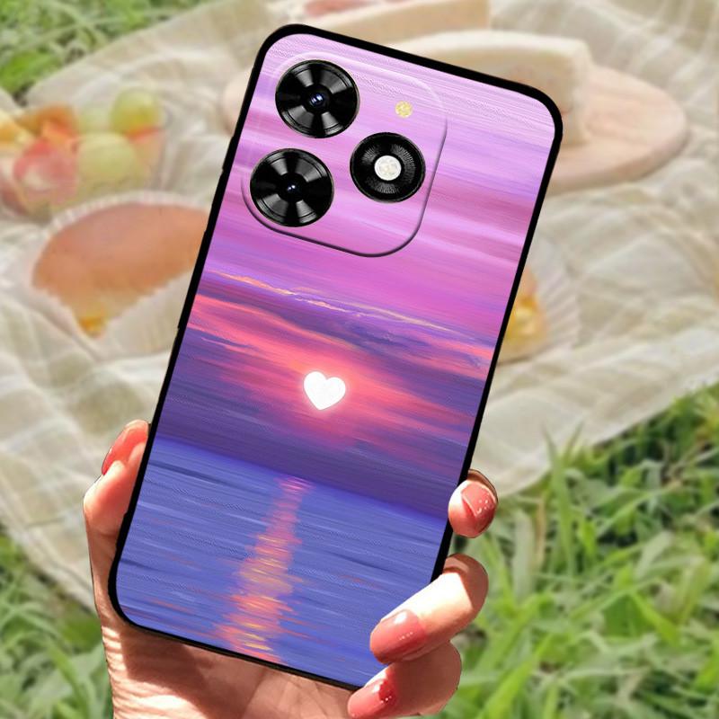 For Tecno Spark 20 20C Case Cover Silicone Soft Marble Black Bumper Funda Coque for Tecno Spark 20 Pro Protective Shells Spark20