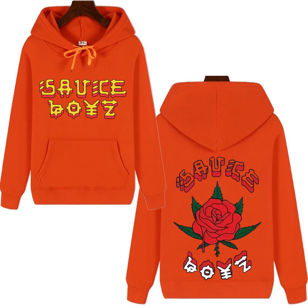 Men Spring And Autumn Long Sleeve Hoodie Fashion Trend Pattern Printed Pullovers Fleece Warm Couple Hoodie Streetwear