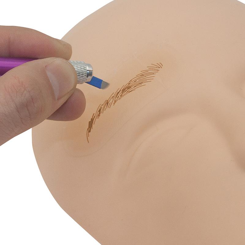 Transferência de Pele para Sobrancelha Adesivo Tatuagem Prática de Operação Real Tatuagem Permanente Silicone Suprimentos de Treinamento Proteção de Sobrancelha