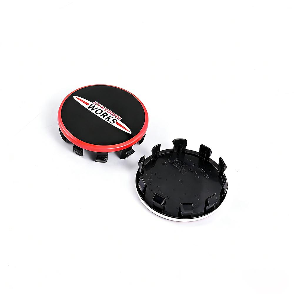 

56mm/54mm 4pcs Car Wheel Hub Center Cap Badge Accessories For MINI Cooper S Works JCW R55 R56 R50 R53 R60 R61 F54 F55 F56