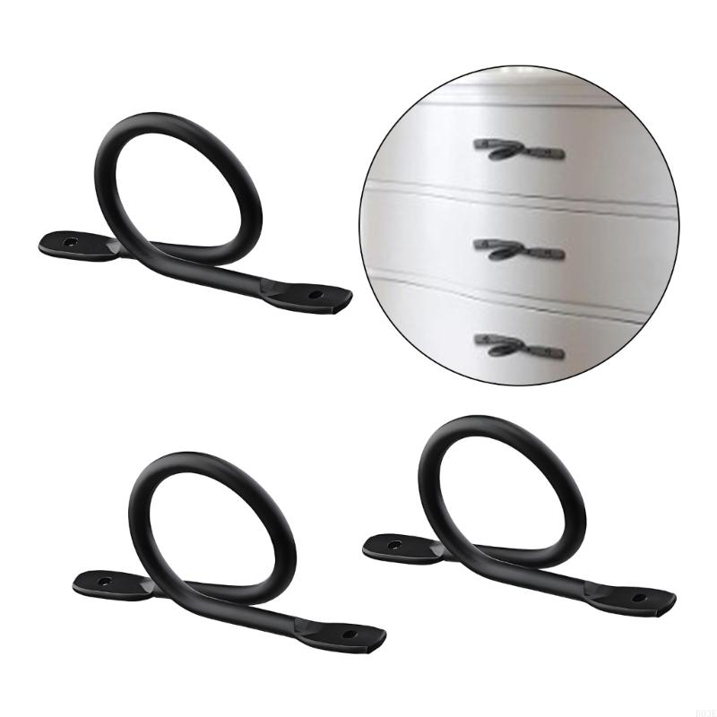 Heavy Duty Curtain Rod Brackets Curtain Rod Hook Curtain Hangers Metal Curtain Rod Holders with Screws for Home Office B03E
