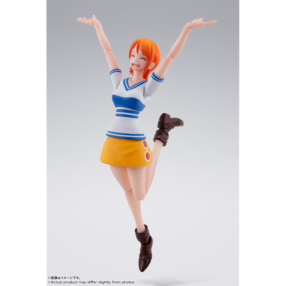 TAMASHII NATIONS S.H. Figuarts One Piece Nami Adventure Dawn 140mm Painted Action Figure ABS PVC