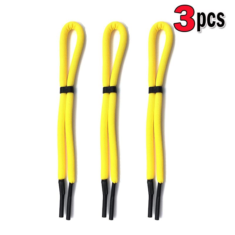 3Pcs Floating Foam Chain Eyeglasses Straps Sunglasses Chain Sports Anti-Slip String Glasses Ropes Cord Holder for Swimming