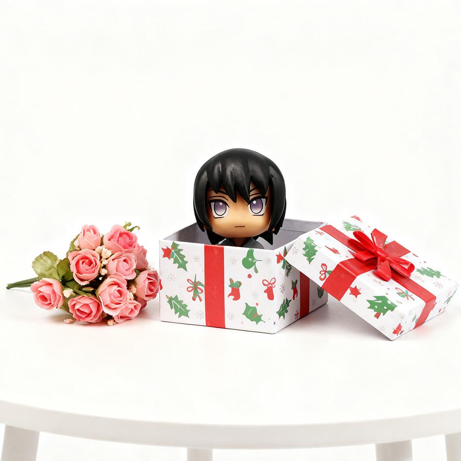 Anime-Figur Naruto Kakashi Actionfigur Q Version Kawaii Sasuke Itachi Figur Autodekoration Sammlerstück Weihnachtsgeschenk