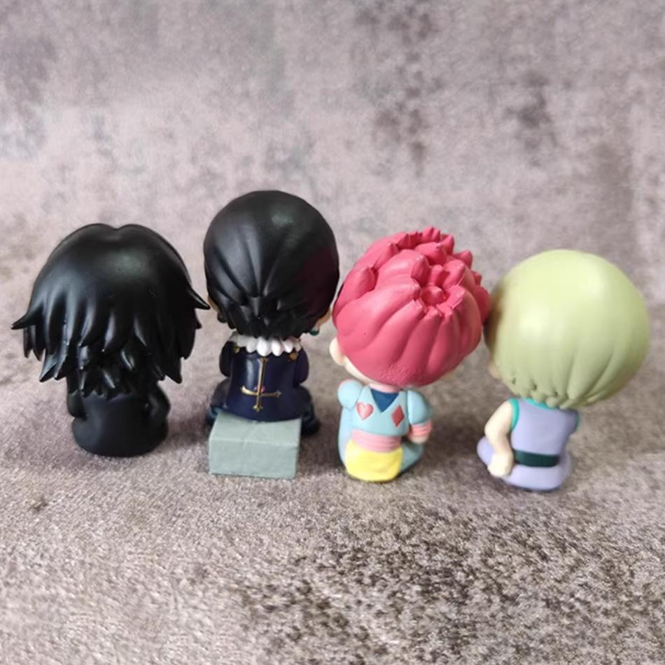 Anime Figure Figure Killua Zoldyck Kurapika Figure Hisoka Figure Feitan Mini Model Dolls Toy Gifts