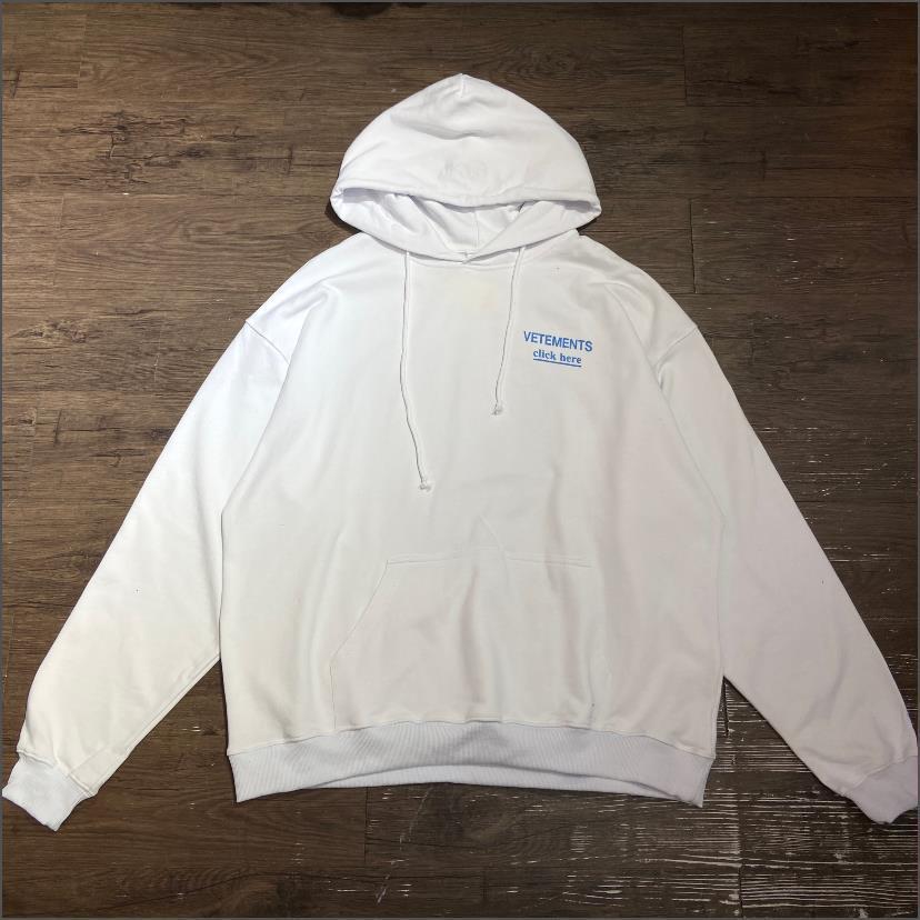 VTM Vitmeng Unisex Loose Casual Hoodie with Letter Print & Embroidery