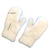 Winter Warm Gloves Faux Furs Gloves Stretchy Cuff Comfortable Wear for Skating