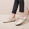 Moteriški Mary Jane batai pavasario ir rudens Natūralios natūralios odos vintažiniai moteriški batai smailiais pirštais Baleto plokščiapadžiai laisvalaikio batai moterims