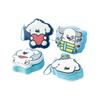 4PCS Cartoon Sticky Notes Features Soft Touches Portable Chain Attaches Note Pad for Convenient School Office Use