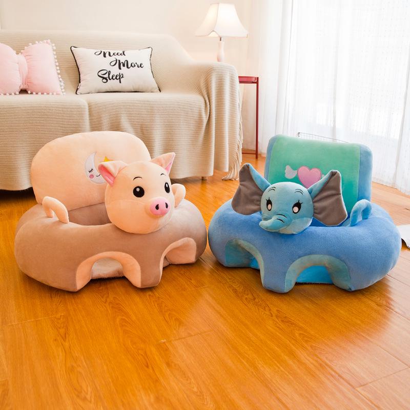 Infant & Toddler Sit Support Chair - Enlarged Backrest, Anti-Fall Cartoon Design