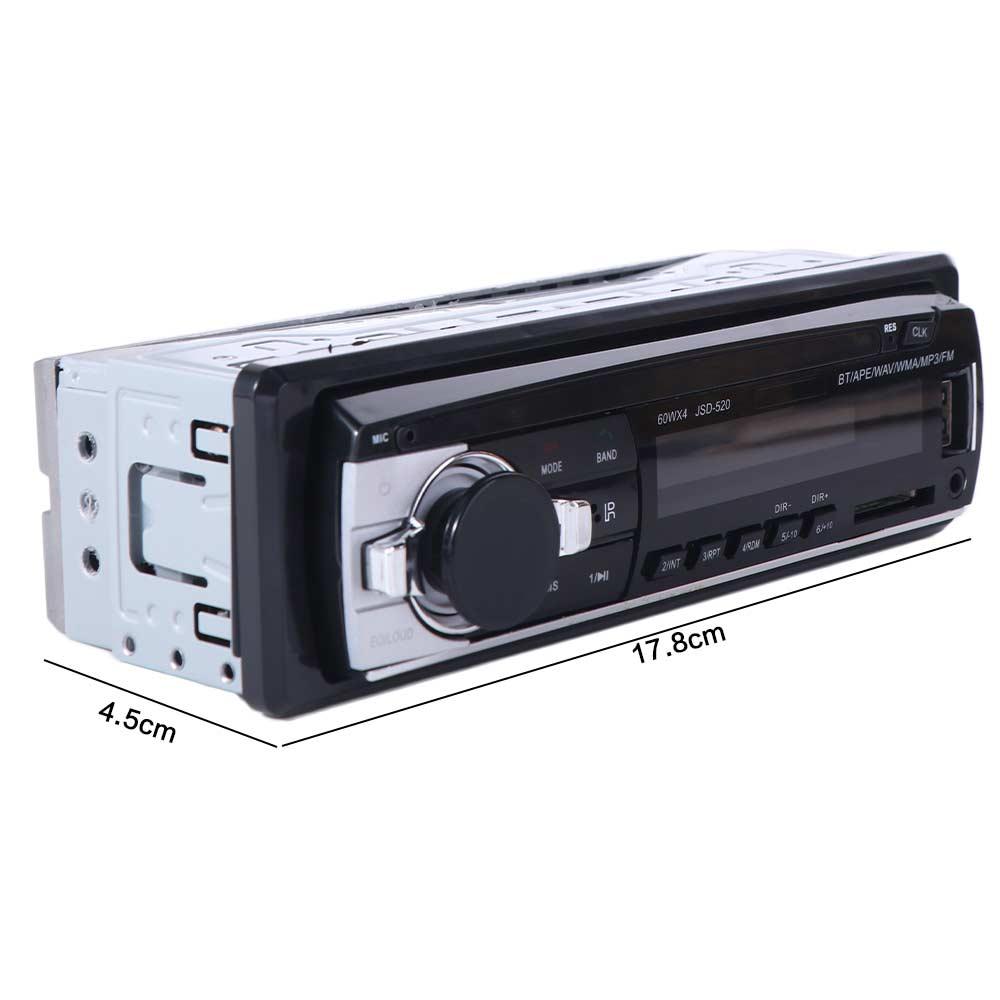 Button Control Bluetooth Car MP3 Player Bluetooth-compatible Car MP3 Player 12V Car Radio  Radio