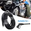 High Pressure Cleaning Machine Water Pipe 10 Meters M14 X M22 14MM Plug-In Car Washing Machine Water Cleaning Extended Hose