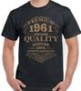 65. Geburtstag T-Shirt 1961 Perfekt gereift Herren Lustiges 65 Jahre altes Geschenk TEE