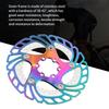 Mountain Bike  Plated Cooling Disc Brake Rotor 6 Nails Cycling Accessories(140mm 5.5in )