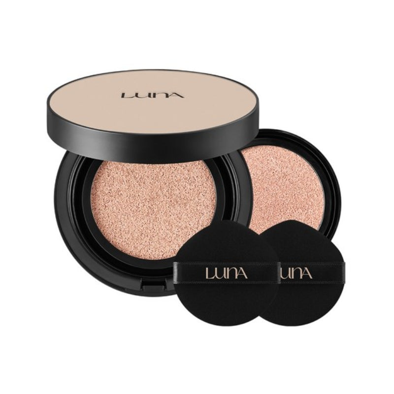 Luna Long Lasting Conceal Fixing Cushion 13.5g +refill SPF50+ PA+++/ Make-Up, Korean Cosmetics, Kbeauty