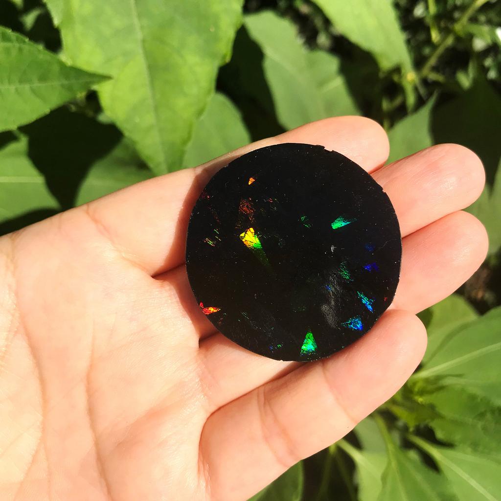 Holographic Phone Grip Resin Mold 4 Cavity Silicone On Top Phone Socket Mold Circle Epoxy Casting Mold DIY Phone Craft