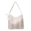 Large Capacity Woven Straw Bag Women's Summer New Casual Shoulder Bag Seaside Vacation Wind Beach Bag