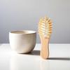 Natural Bamboo Air Cushion Comb Gentle Scalp Massage Reduce Hair Breakage Ergonomic Handle For Long Hair