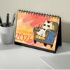1 Stück 2026 Kalender, Cartoon Handgezeichnetes Katzen-Thema Desktop-Kalender, Stehender Schreibtisch, Perfektes Geschenk für Geburtstage & Feiertage