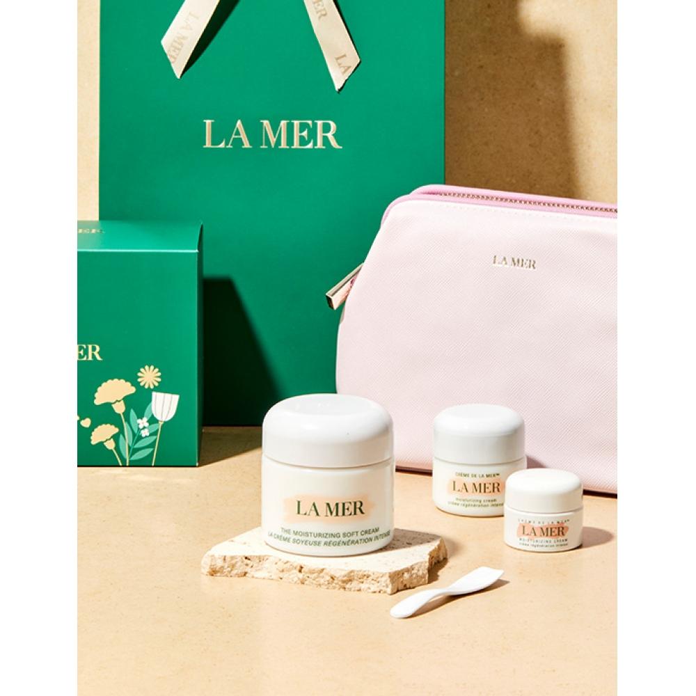 

Набор La Mer Soft Cream Deluxe, 60 мл мягкого крема + 15 мл крема для тела cr me de la Mer стоимостью 162 000 вон + 7 мл крема для тела cr me de la Mer + мешочек + сумка для покупок + подарочная упаковка