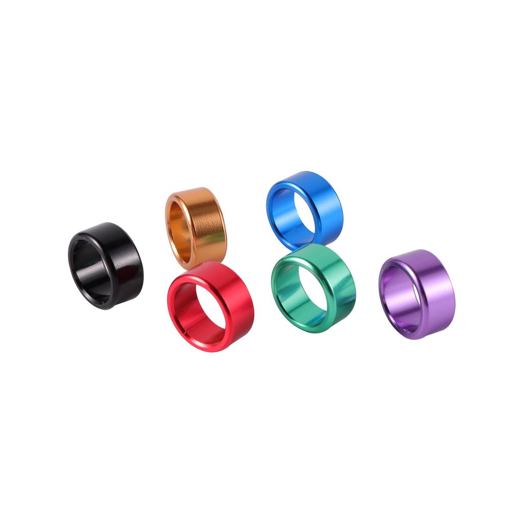 30 Pcs Pigeon Aluminum Foot Ring Inner Diameter 8/10mm Straight Ring Racing Pigeon Outdoor Training Identification Mark Ring