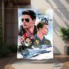 Top Gun Flannel Blanket Soft Warm All-Season Throw, Design for Camping, Car Travel, Hiking Sofa, Bed, Office Perfect Gift for Parties