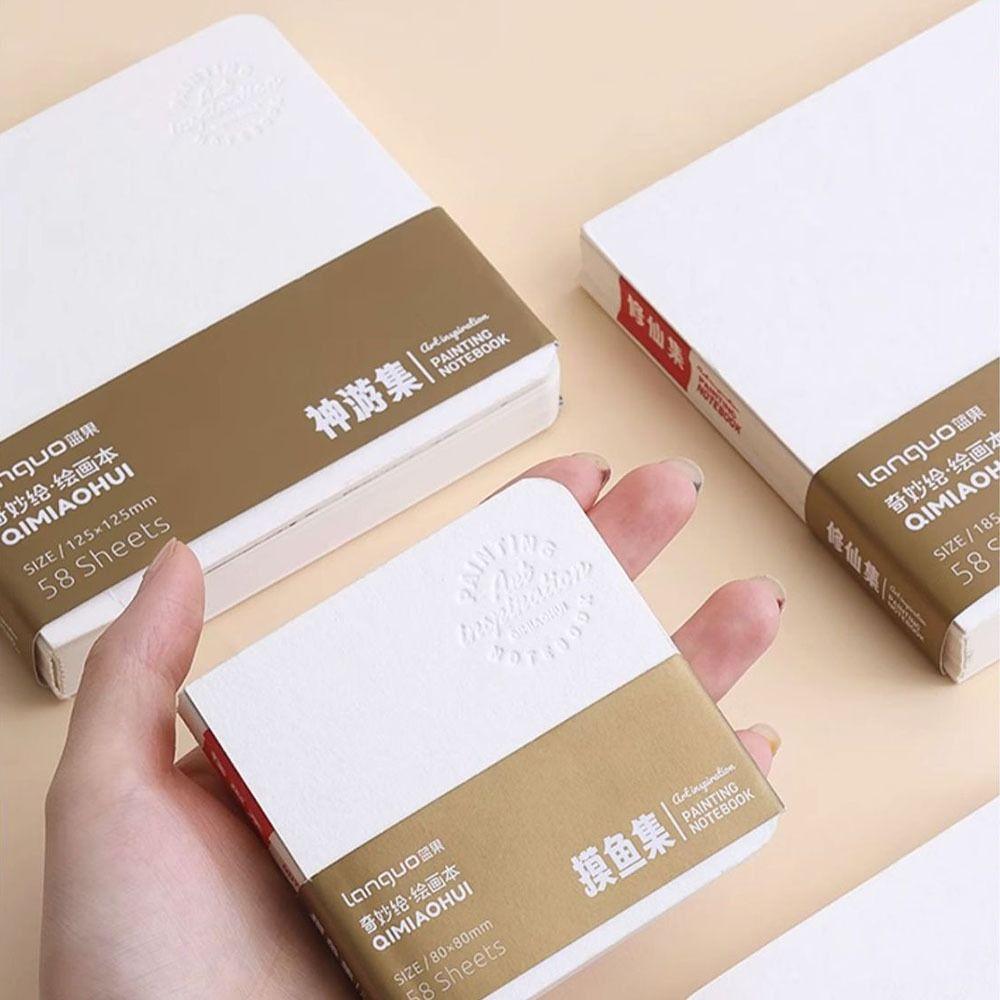 58Sheets Art Supplies Paint Book Thick Paper Draw Book High-quality Sketchbook