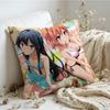 Cushion Cover  Linen  SkinFriendly Soft Decorative Case For Sofa Home Decor A Certain SScientific Railgun Pillow cover