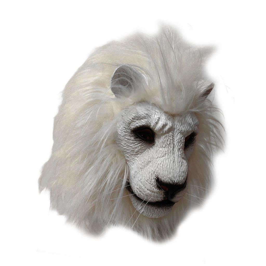 Lion Head for Adults Realistic Cute Headgear Festival Masquerade